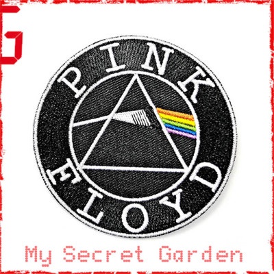 Pink Floyd - Dark Side of The Moon Circle Logo Iron On Official Standard Patch ***READY TO SHIP from Hong Kong*** Pink Floyd - Dark Side of The Moon Circle Logo Iron On Official Standard Patch ***READY TO SHIP from Hong Kong***